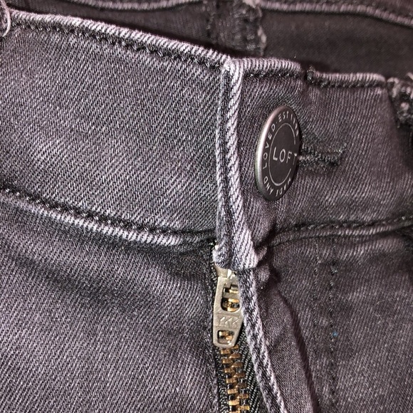LOFT outlet size 6 Demi boot raw hem jeans - Picture 5 of 10